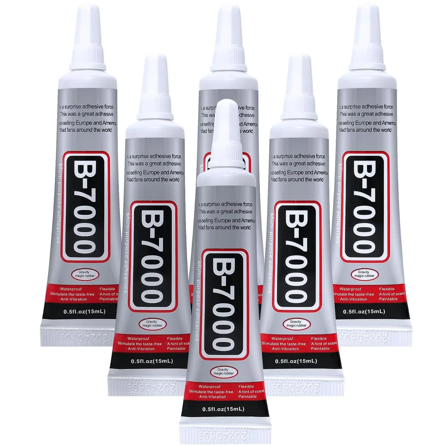 Fabric Glue Bond - ICUTE-FITTDYHE Lot de 6 Colles pour