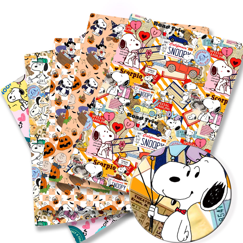 Textile For Sewing - Tissu Snoopy TAKARA TOMY 140x50CM, tissu