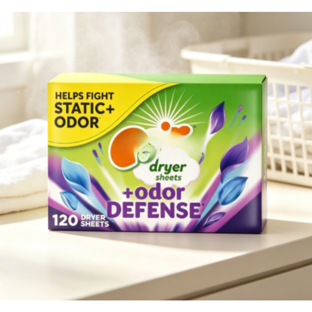 Fabric Softener Sheet - Feuilles assouplissantes pour sèche-linge anti-odeurs avec