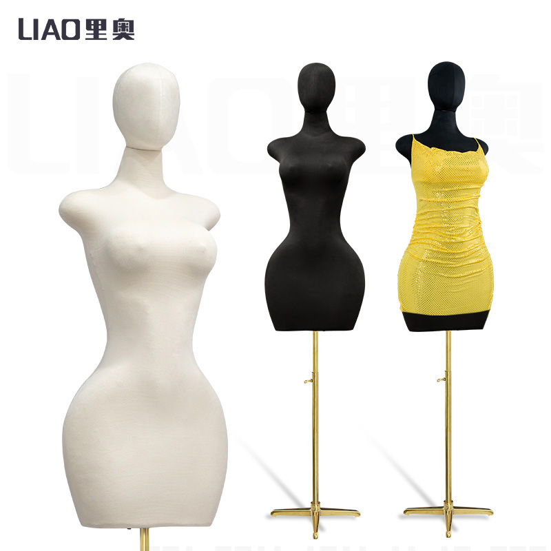 Dress Form Mannequin - Mannequin de couture femme demi-corps, courbes