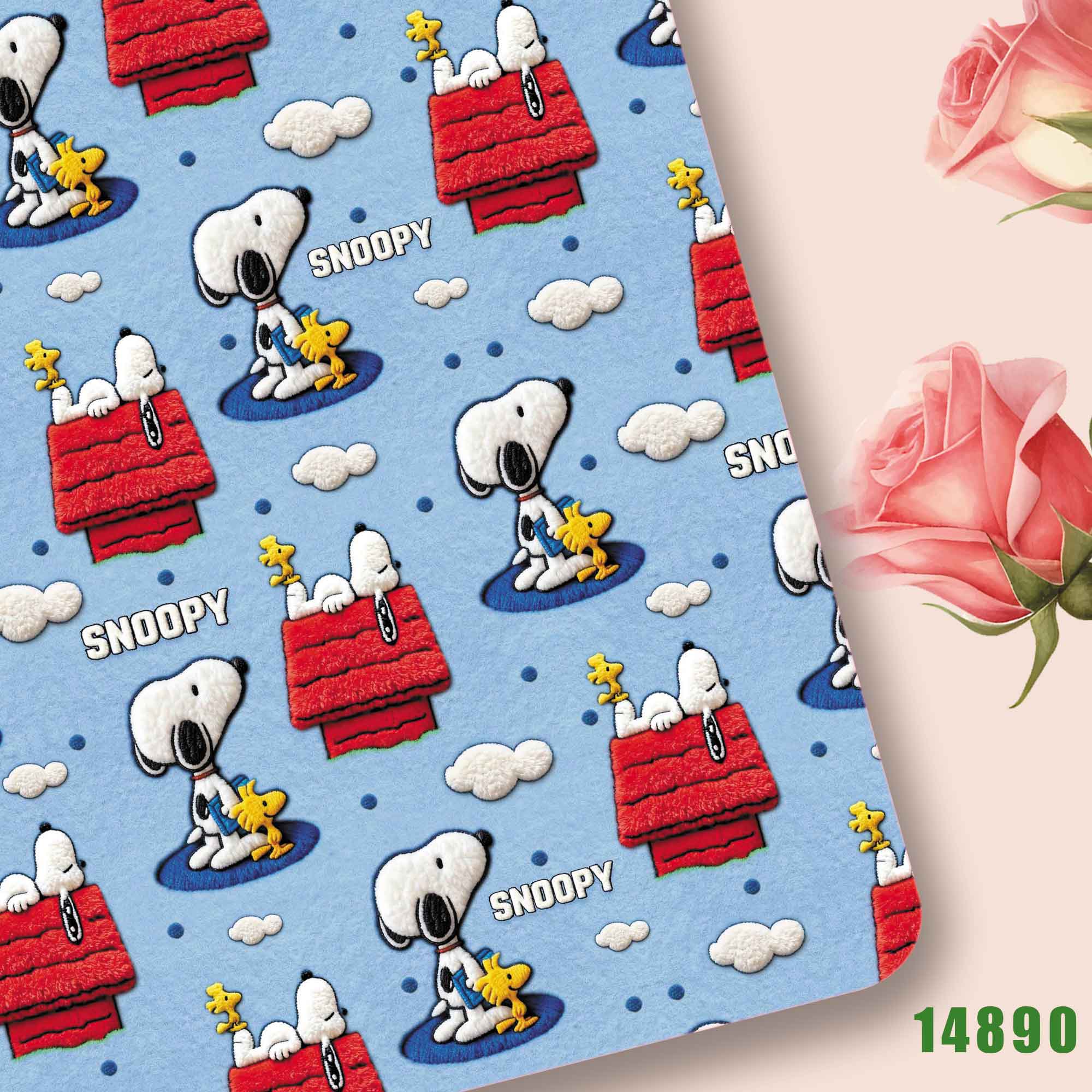Textile For Sewing - Tissu Snoopy TAKARA TOMY 140CM en