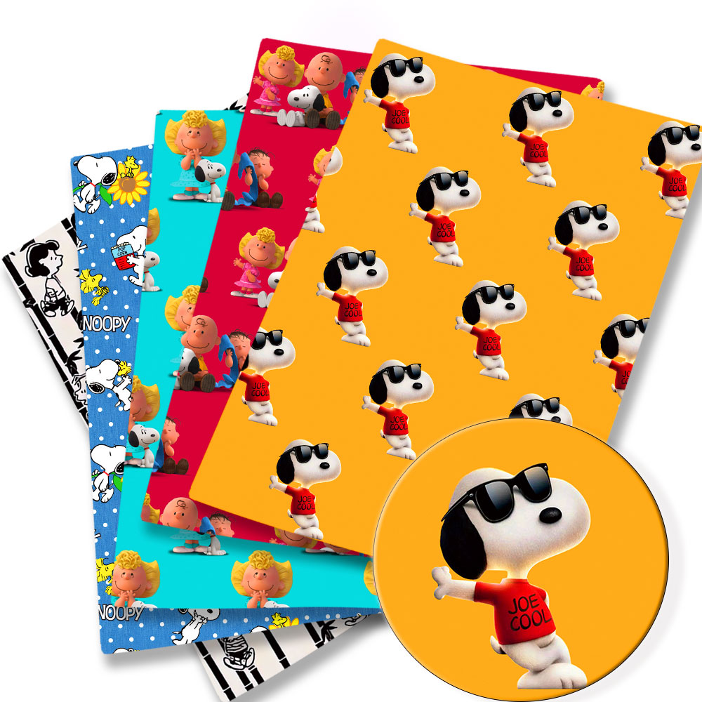 Textile For Sewing - Tissu Snoopy TAKARA TOMY 140x50CM, tissu