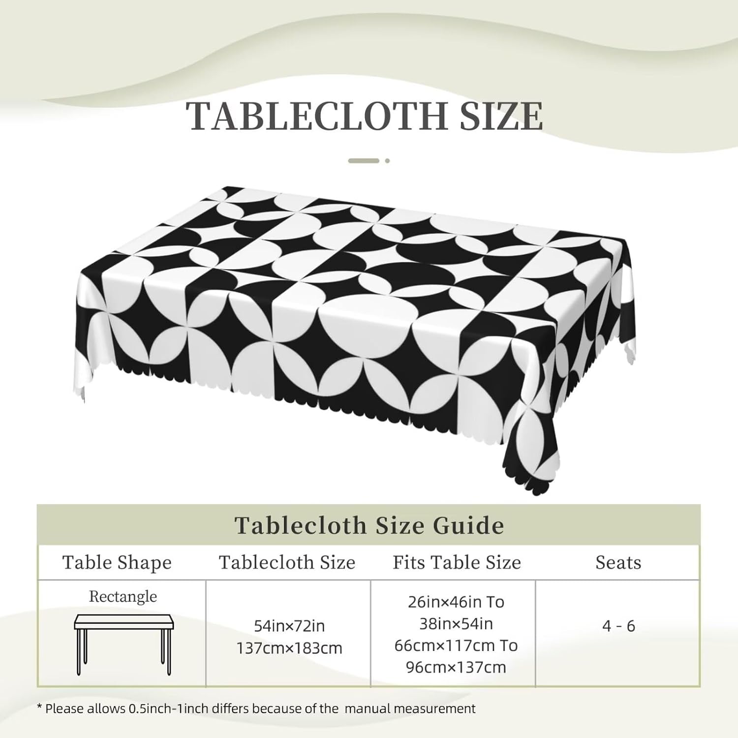 Nappe minimaliste de style mod - Century Textile & Sewing Supply By Owner avis et prix