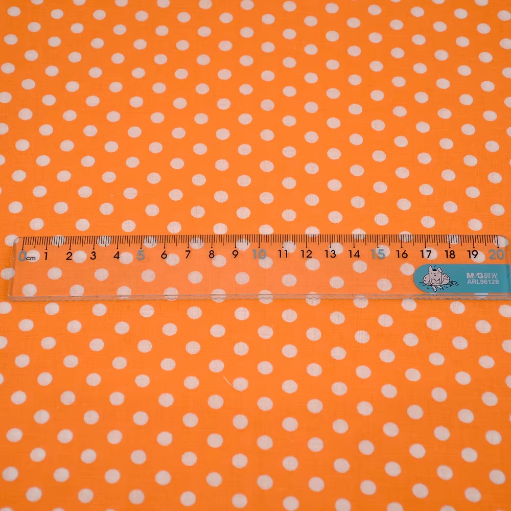 Tissu en coton imprimé à pois  - Textile For Sewing avis et prix