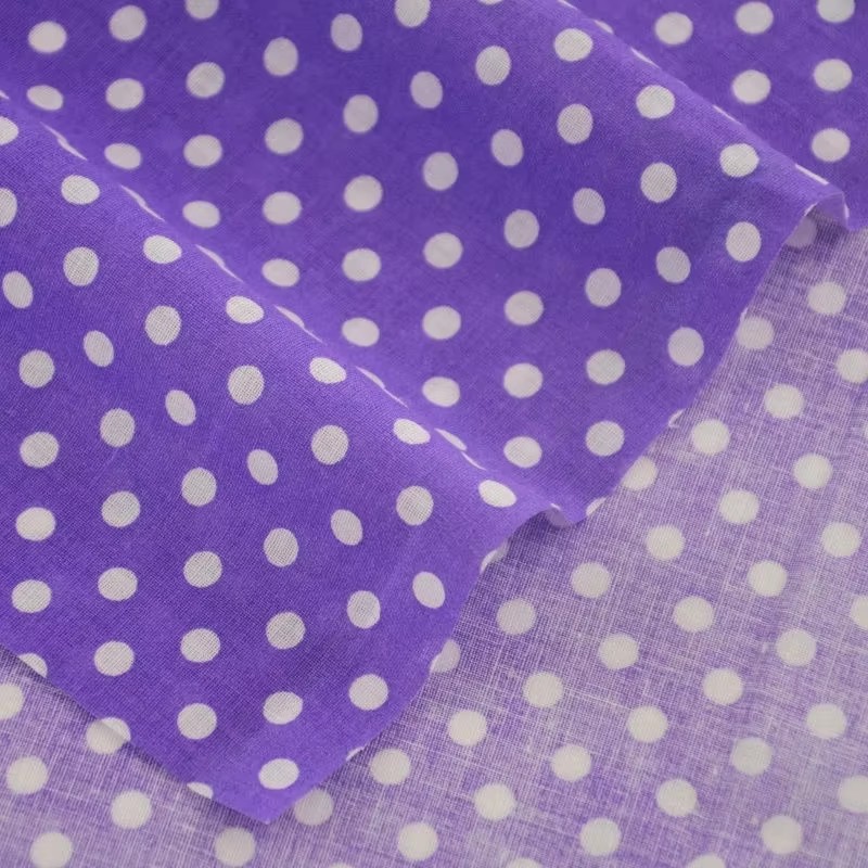 Tissu en coton imprimé à pois  - Textile For Sewing avis et prix
