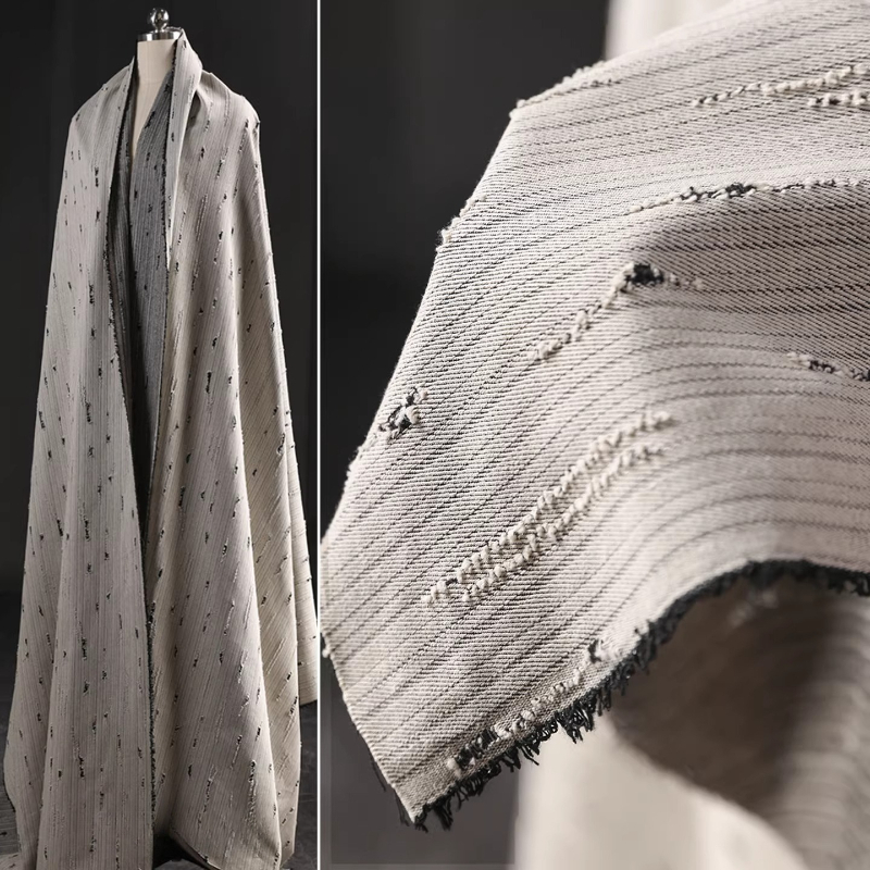 Tissu jacquard en coton denim  - Sewing Recycle avis et prix