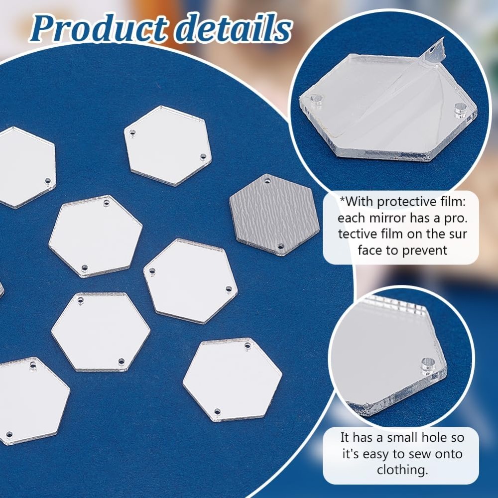 Miroirs hexagonaux à coudre en - Sewing Kit avis et prix
