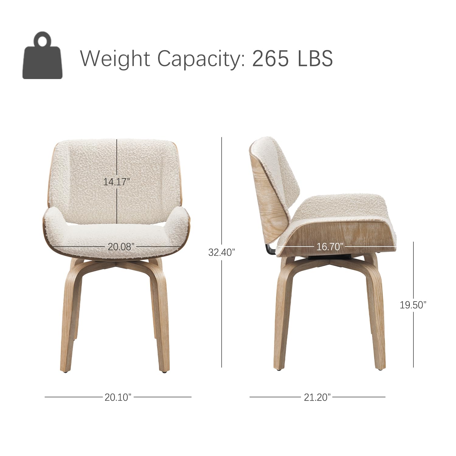 Chaise de salle à manger pivot - Century Textile & Sewing Supply By Owner avis et prix